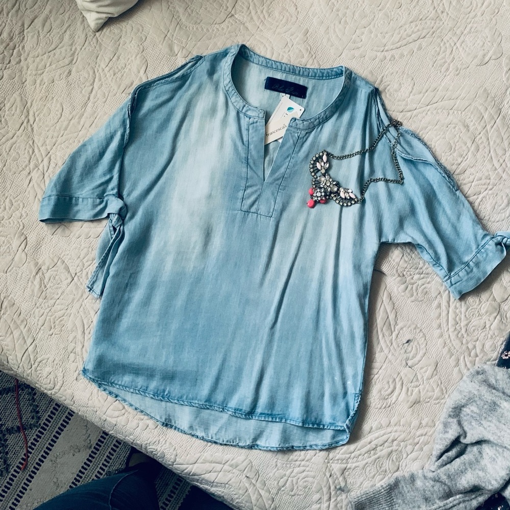 Francesca’s Denim Top